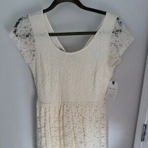 Element White Lace Dress